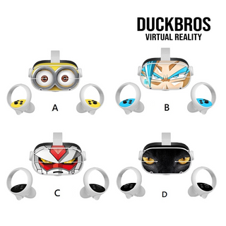 DUCKBROS｜Quest 2 VR console protective film｜Cartoon stickers