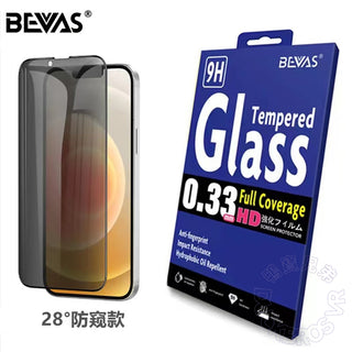 日本BEVAS｜iPhone 14 13 Pro Max 強化ガラスフィルム HD 覗き見防止 フロスト保護フィルム フィルム