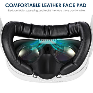 KKCOBVR K3 fan mask｜Compatible with Quest 3 fan, defogging and preventing light leakage｜Light-shielding mask with adjustable two-stage air volume and depth