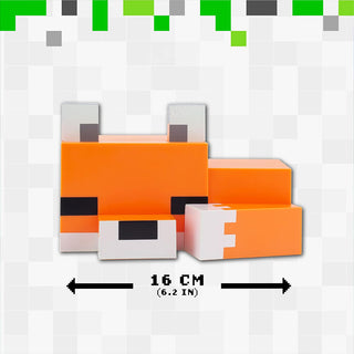 Be a Creator God Minecraft Wheat Cube｜Fox Night Light Orange Fox Minecraft Third Party Peripheral｜Night Lamp Table Lamp Fox Peripheral