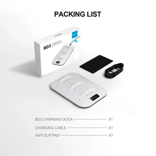 BOBOVR BD3 Magnetic Charging Stand Charging Disk Charging Base (battery not included)｜Compatible with Quest 3 S3 Pro, etc. 