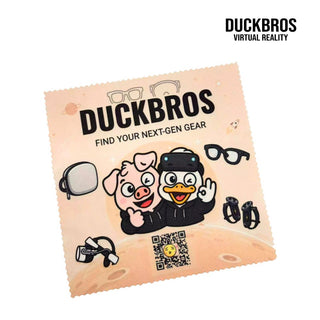 鴨寶兄弟 擦拭布丨相容於 Quest 3/3S/XREAL/Rokid/雷鳥 掌機 螢幕 手機 AR AI眼鏡布 DUCKBROS Brand