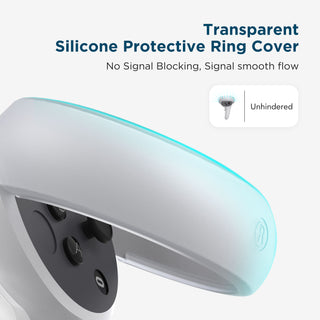 KIWI design｜Quest 2 handle anti-collision ring｜Protective silicone cover