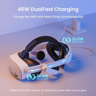 新品預購 KIWI design K4 Duo 耳機電池頭戴｜相容於 Quest 3/3S
