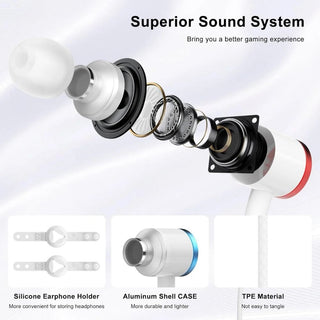 DUCKBROS｜In-ear stereo headphones｜Comes with headphone plugs｜Compatible with Quest 3