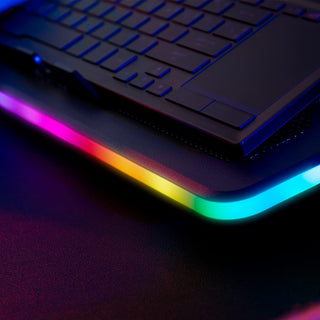 KLIM 究極のゲーミング ノートパソコン クーラー｜RGB LED ライト効果｜安定した静かな冷却と放熱 Amazon のベストセラー