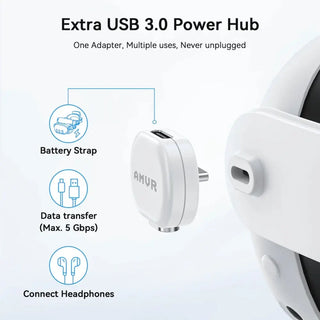 預購 AMVR RGB 磁吸充電展示架｜相容於 Quest 3 / 3S AMVR