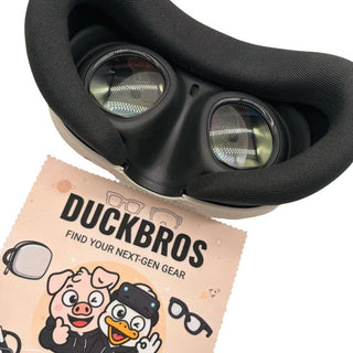 鴨寶兄弟 擦拭布丨相容於 Quest 3/3S/XREAL/Rokid/雷鳥 掌機 螢幕 手機 AR AI眼鏡布 DUCKBROS Brand