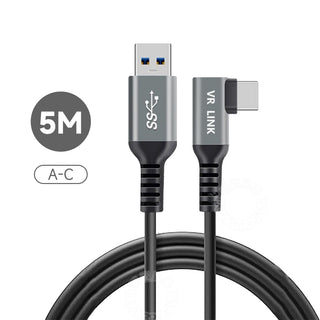 升級款 數據線 Link Type A USB3.2 五米 七米｜相容於 Quest 3/3S/2/Pro DUCKBROS Brand