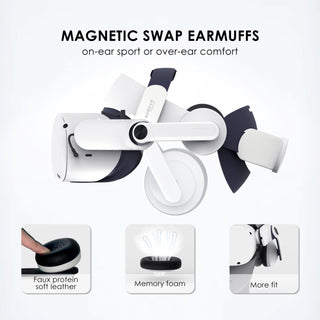 BOBOVR A2 耳機 兼容M2 Plus/M1 Plus 頭戴｜適用Meta Oculus Quest 2