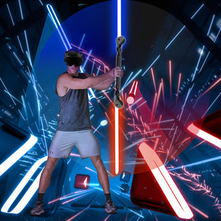 DUCKBROS｜Meta Quest Pro VR Lightsaber Stick｜Lightsaber Rhythm Game Beat Saber