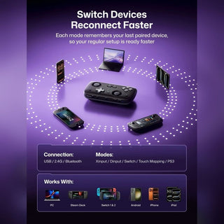 代購 JSAUX S1 Pro 控制器丨相容於 Switch 2/Steam Deck/PC/手機 JSAUX