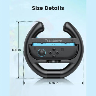 預購 Transnovo 賽車方向盤｜相容於 Switch 2 Joy-Con 擴充 賽車 Transnovo