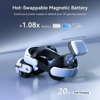 AMVR BS1 電池頭戴｜相容於 Quest 3S/3 AMVR
