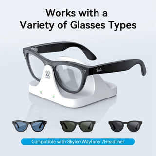 預購 AMVR Gen 2 充電收納底座｜相容於 Ray-Ban 收納底座 AI眼鏡 充電保護 DUCKBROS VR