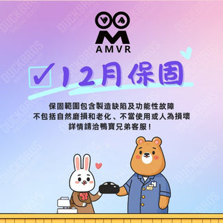 AMVR 耳塞式耳機｜相容於 Quest 3 噪音隔離 DUCKBROS Brand