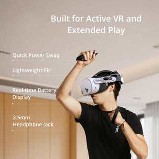 BOBOVR E3 Pro 電池頭戴｜相容於 Quest 3/3S BOBOVR