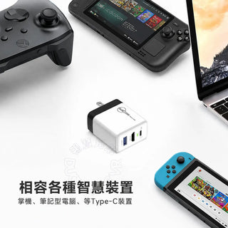 三合一電視轉接器 65W丨相容於 Switch 2/Deck/Xbox Ally X DUCKBROS Brand