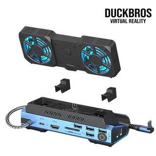 十合一 可拆式 擴充底座 丨相容於 Switch 2/ROG/Steam Deck/MSI 風扇 USB 硬碟 DUCKBROS Brand