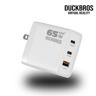 GaN氮化鎵 65W PD快充充電座｜適用VR/Steam Deck/手機 DUCKBROS Brand