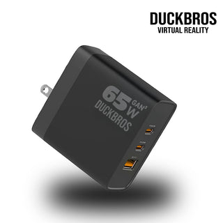 GaN氮化鎵 65W PD快充充電座｜適用VR/Steam Deck/手機 DUCKBROS Brand