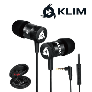 KLIM Fusion ｜ Gaming in-ear headphones ｜ In-canal earphones with microphones ｜ Fully enclosed high-quality sound