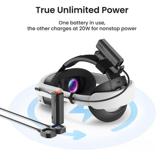 KIWI design P5000 迷你行動電源丨相容於 Quest 3/3S/Pico 4 電池頭戴