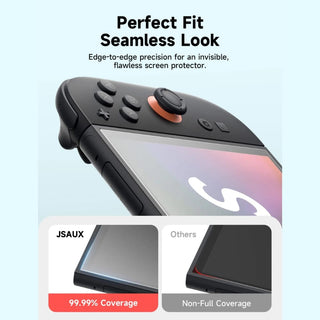 預購 JSAUX 入門保護套組｜相容於 NS Switch 2 保護殼 收納包 搖桿帽 螢幕貼膜 任天堂 配件 JSAUX