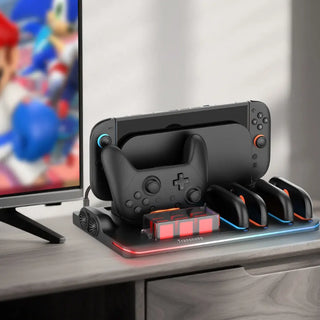 預購 Transnovo 多功能充電收納底座｜相容於 Switch 2 充電座 Transnovo