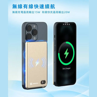 預購 超薄磁吸行動電源 5000mAh｜相容於 Xreal One Pro / 雷朋 / Rokid/AR眼鏡 / 手機 DUCKBROS Brand