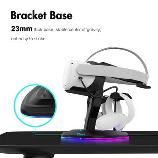 AMVR｜RGB Charging Stand Display Stand｜Applicable to Quest 2 and Valve Index