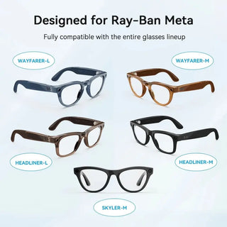 訂製 Ray-Ban 近視鏡片丨相容於 Ray-Ban Gen 2 / Gen 1 AMVR