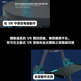 代購 KAT Walk C2 Plus Enhanced丨VR跑步機 SteamVR 相容於 Quest 3S/3/2/Index KAT VR