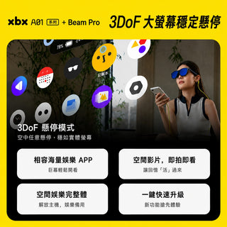 預購 XREAL xbx A01 AR眼鏡丨相容於 Beam Pro/Steam Deck/ROG掌機 Xreal