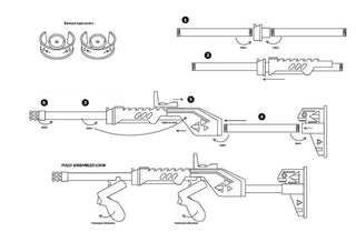 DUCKBROS｜Quest 2 射擊遊戲步槍支架｜磁吸設計