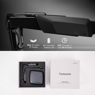 預購 Transnovo AI 眼鏡磁吸隨身充｜相容於 Ray-Ban Wayfarer / Skyler 眼鏡 AR DUCKBROS VR