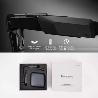 預購 Transnovo AI 眼鏡磁吸隨身充丨相容於 Ray-Ban Meta Wayfarer/Skyler 眼鏡 Transnovo