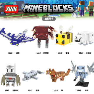 Minecraft 麥塊｜16款套組 人偶模型｜ 第三方周邊