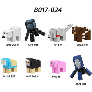 Minecraft 麥塊｜16款套組 人偶模型｜ 第三方周邊