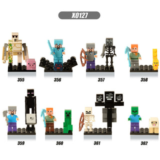 Minecraft 麥塊｜16款套組 人偶模型｜ 第三方周邊