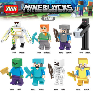 Minecraft 麥塊｜16款套組 人偶模型｜ 第三方周邊