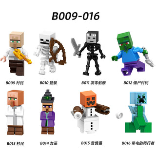 Minecraft 麥塊｜16款套組 人偶模型｜ 第三方周邊