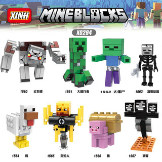Minecraft 麥塊｜16款套組 人偶模型｜ 第三方周邊