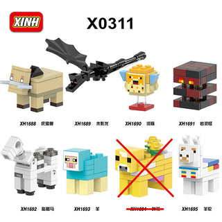 Minecraft 麥塊｜16款套組 人偶模型｜ 第三方周邊